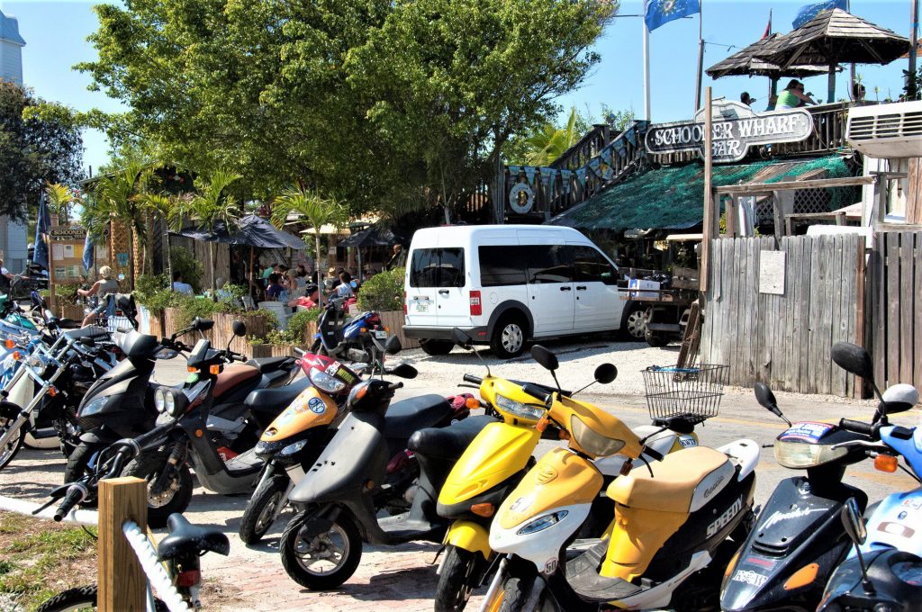 Rent a scooter or bicycle in Key West  FL